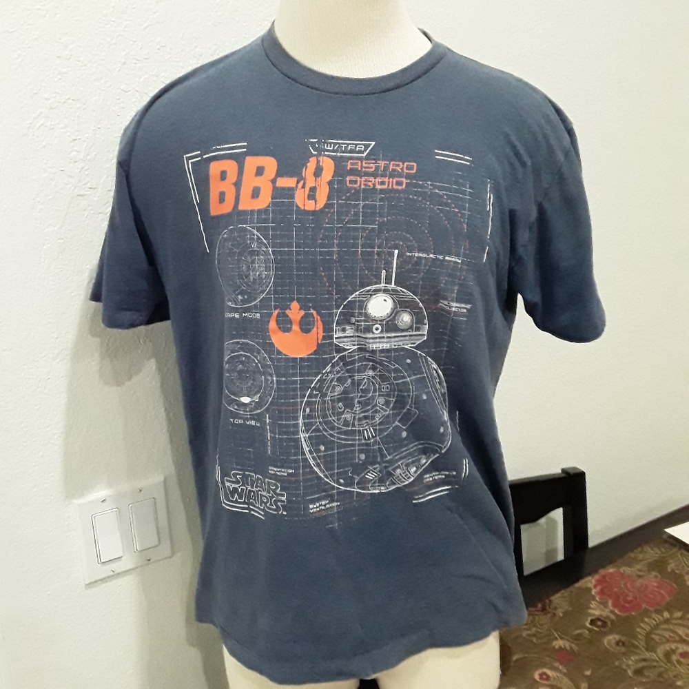 Star wars t shirt large .